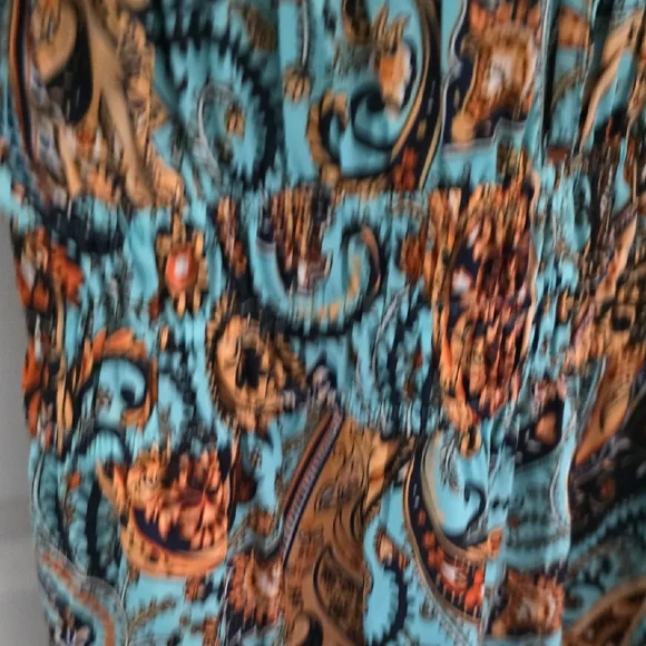 Paisley Print Women's Dress - Picture 5 of 7
